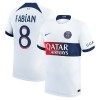 Maillot de Supporter Paris Saint-Germain Fabian 8 Extérieur 2023-24 Pour Homme